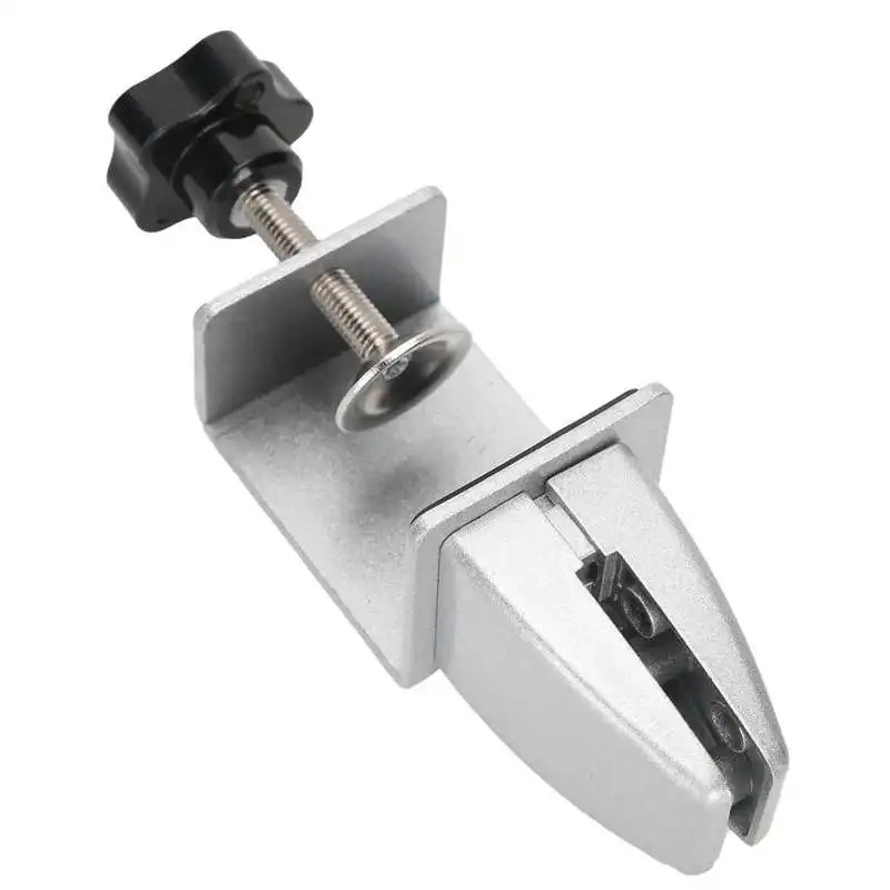 Glass Holder Thickened Adjustable Screen Clip Punch Free Office Desk Clapboard Clamp Glass Fixing Clamp Holder of Glass Shelf