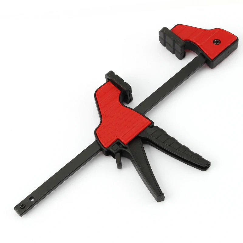 1pcs 4 Inch Quick Ratchet F Clamp Heavy Duty Wood Working Work Bar Clamp Clip Kit Woodworking Reverse clamping 30x100mm