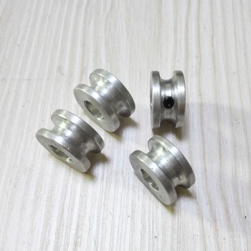 5pcs  Aluminum alloy motor pulley round belt pulley outer diameter 18.8mm Bore size:5/6/7/8mm