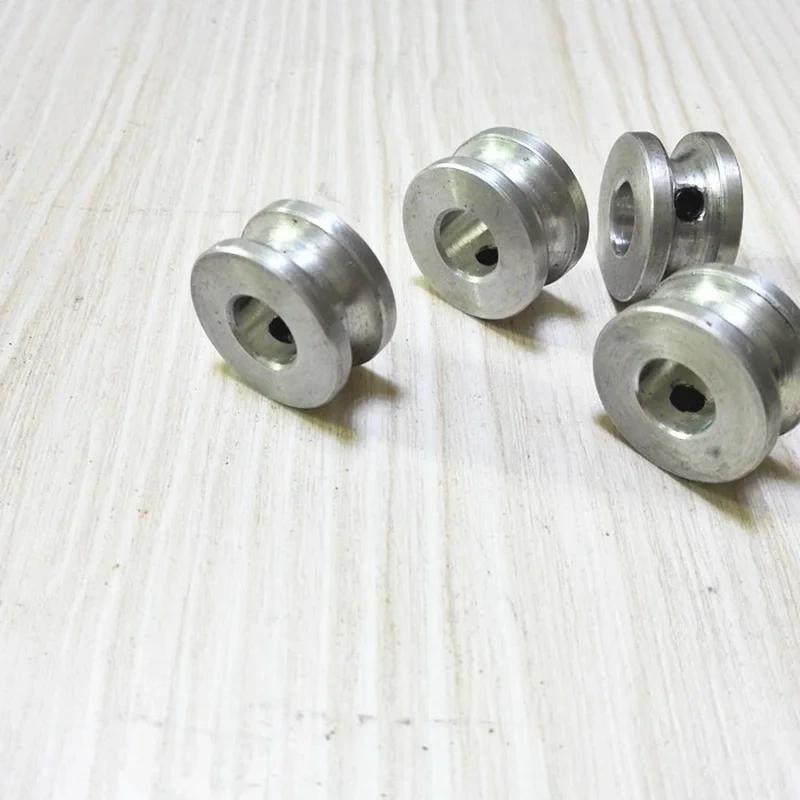 5pcs  Aluminum alloy motor pulley round belt pulley outer diameter 18.8mm Bore size:5/6/7/8mm