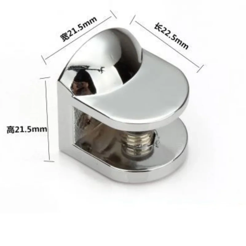 small gloss alloy glass clip/clamp, shelf clip,glass laminates Shelf support ,glass thickness:6-8MM Bathroom Hardware