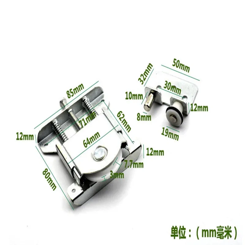 heavy wardrobe sliding door top bottom moving wheel hanging pulley wheel door furniture cabinet door roller track accessories