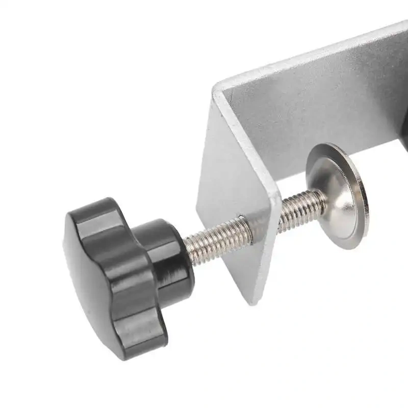 Glass Holder Thickened Adjustable Screen Clip Punch Free Office Desk Clapboard Clamp Glass Fixing Clamp Holder of Glass Shelf