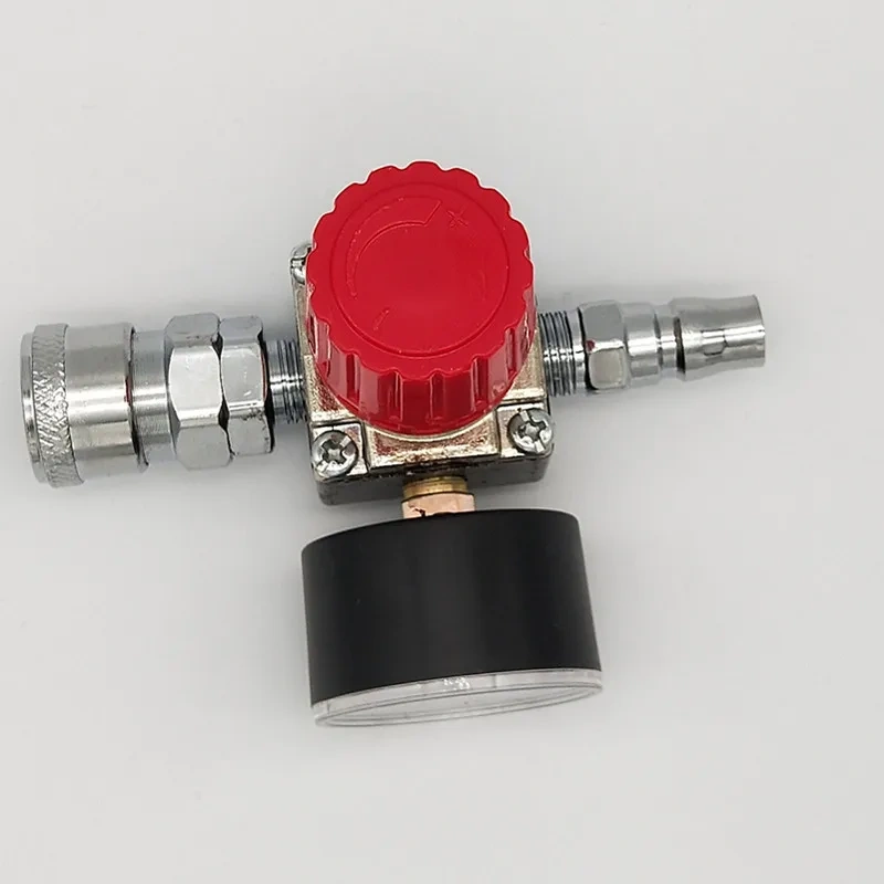 1pc 180PSI 12 Bar Druk Regulator Schakelaar Regelklep met Meters 1/4 "Voor Air Compressor