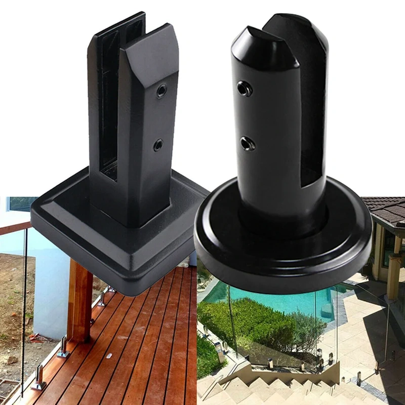 Stainless Steel Spigots Glass Clamp For Frameless Glass Pool Fence Panels Shelf Bracket Shower System Bathroom Accessories
