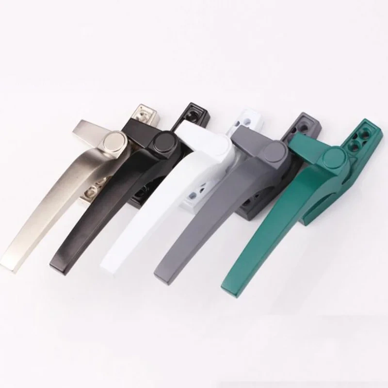 2pcs Aluminum Window handles lock / Casement windows sliding doors handle