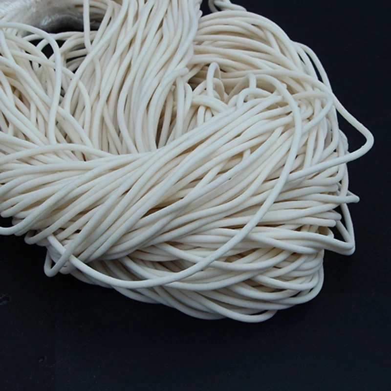 Silica gel foaming round strip high temperature resistant sealing strip sponge strip Foamed silicone seal strip waterproof