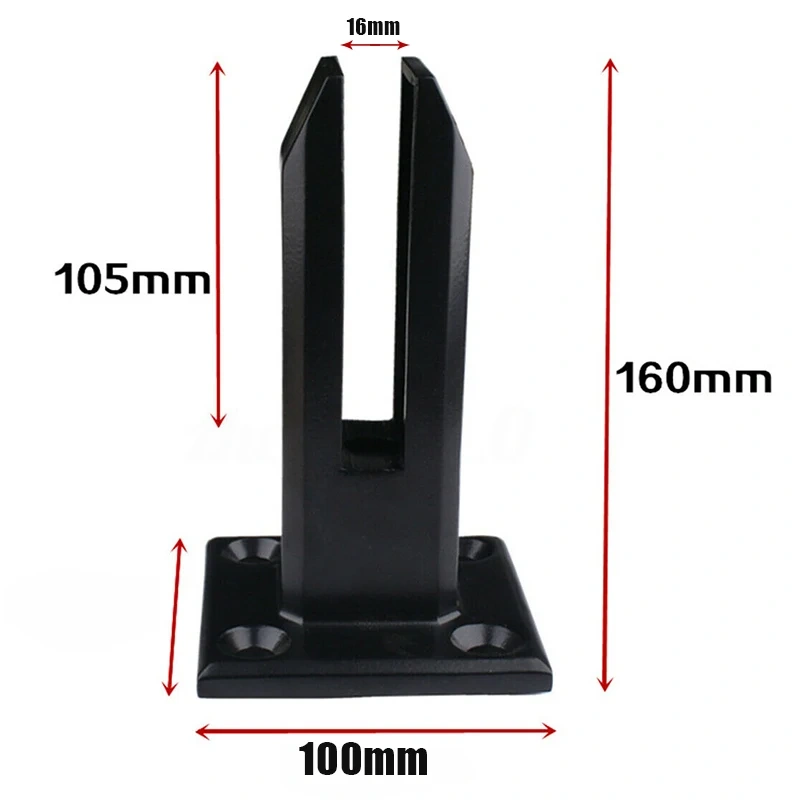 Stainless Steel Spigots Glass Clamp For Frameless Glass Pool Fence Panels Shelf Bracket Shower System Bathroom Accessories