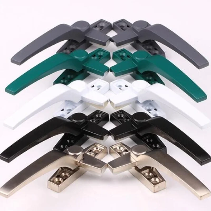 2pcs Aluminum Window handles lock / Casement windows sliding doors handle