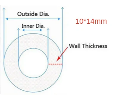 3/5/10Meters Transparent Food Grade Silicone tube 2 4 6 8 10 12 16 20mm Flexible Garden Rubber hose Aquarium Soft Tubing Pipe