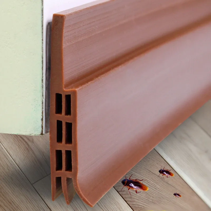 1m Door seam sealing strip door sound insulation strip door bottom sealing strip hotel door windproof dustproof seal strip