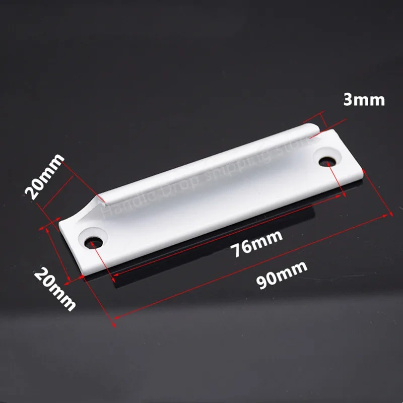 New Aluminum Alloy Door Handle Push-pull Balcony Gate Window Pulls Knob Furniture High Quality