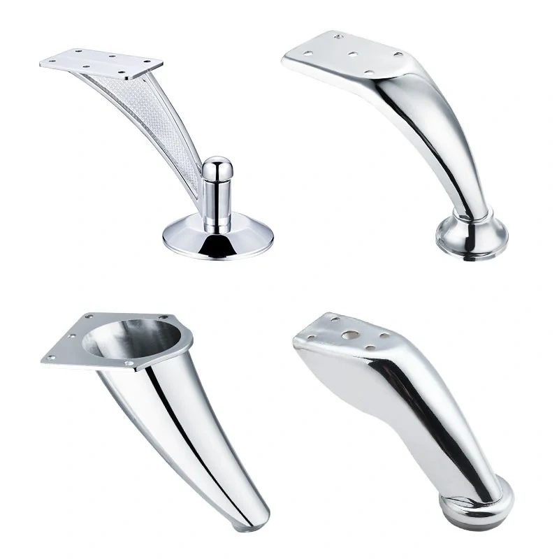 5" Heavy duty furniture support feet Thicken steel legs for Chairs TV Cabinet Wardrobe sofa bed Feet Mat hardware accessories