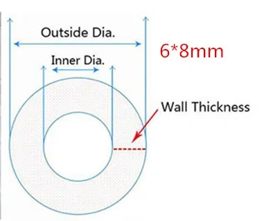 3/5/10Meters Transparent Food Grade Silicone tube 2 4 6 8 10 12 16 20mm Flexible Garden Rubber hose Aquarium Soft Tubing Pipe