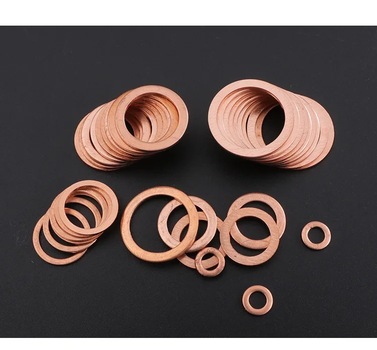 280PCS copper gasket kit high quality copper gasket flat gasket