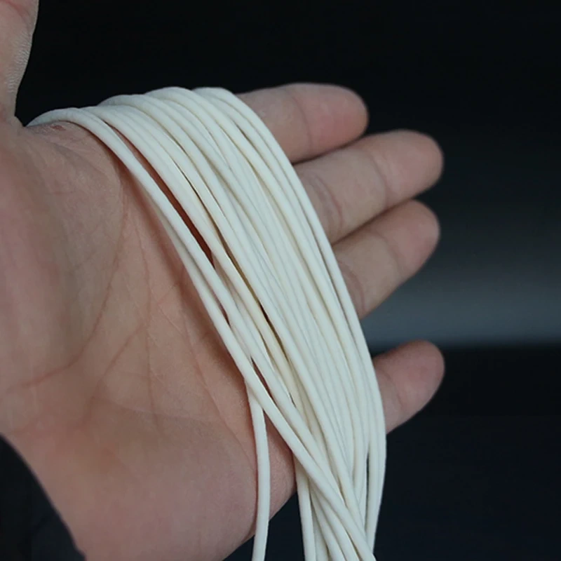 Silica gel foaming round strip high temperature resistant sealing strip sponge strip Foamed silicone seal strip waterproof