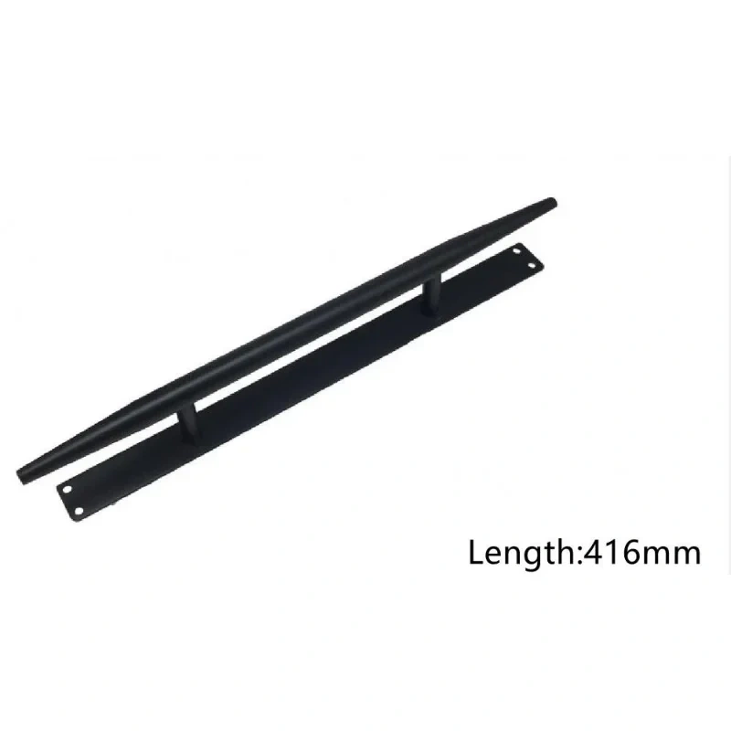 Black carbon steel Sliding Barn Door Pull Handle Sliding Closet Gate Cabinet Door Handle