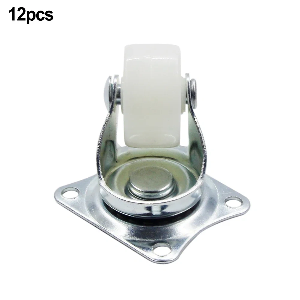25mm Furniture Casters Stroller Wheel Swivel Caster With Rubber Mount Ball Bearing Wheels Heavy Wheel Household Accessory