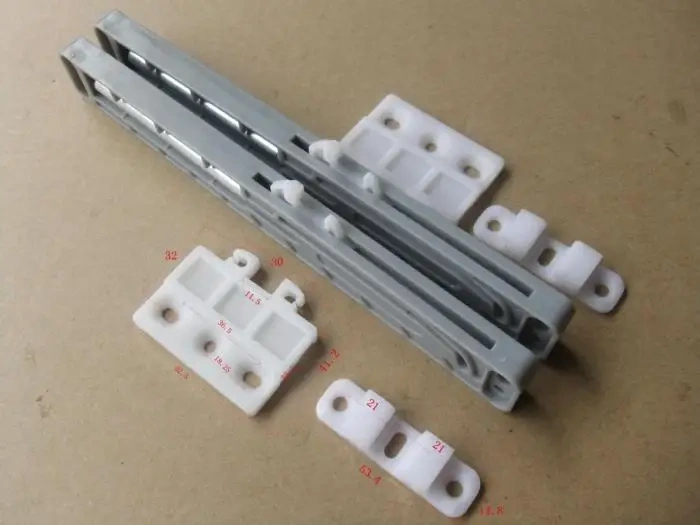 2 sets Sliding Door Damper Buffer Sliding Pocket Door Light Damper Buffer For Wardrobe Closet Cabinet Cupboard door damping