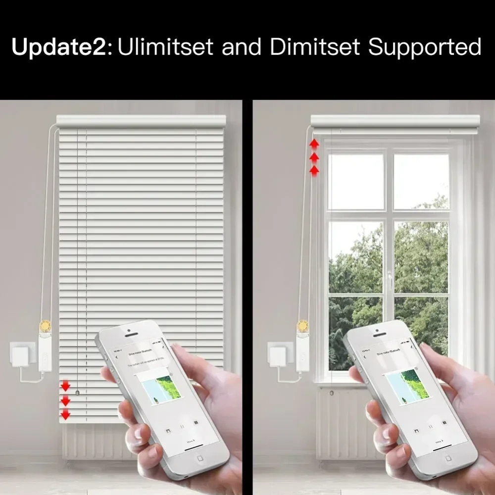 DIY Chain Motorized Bluetooth Roller shutter Blinds Shades Drive Motor  ZigBee3.0 Tuya Smart APP Alexa Google Voice Control