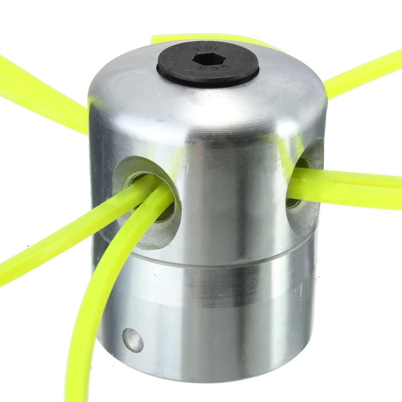 Universal Aluminium Strimmer Trimmer Head With 4 Lines Brush Cutter Head Lawn Mower Accessories Cutting Line Head set