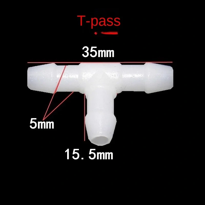 5meters 4mm x 7mm General auto wipers water pipe water spray nozzle connecting tube rubber hose for car