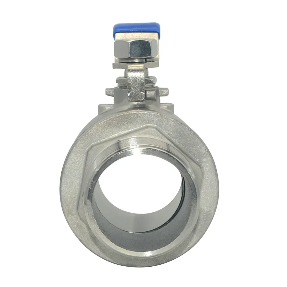 Stainless Steel Two Piece Ball Valve 1/4 3/8 1/2" 3/4" 1" 2" BSP Female And Male Thread Water Gas Oil Switch Fitting Adapter