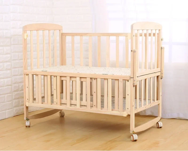 4Pcs 2'' Furniture Crib Swivel Casters Cabinet Clamp with Brake Wheels Nylon Furniture support leg for Chairs Baby Bed Trolley
