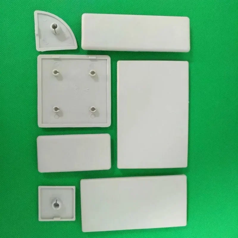 1530 1560 1640 2020 2020R 2040 2080 2525 End Caps Plastic ABS End Cap For 3D Printer Silver or Black