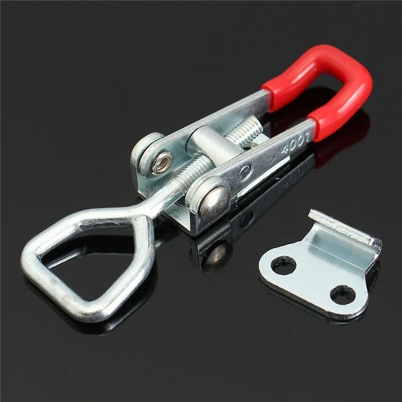 4pcs Galvanized Iron Spring Loaded Toggle Case Box Chest Trunk Latch Catches Hasp Durable Galvanized Iron Top Quality
