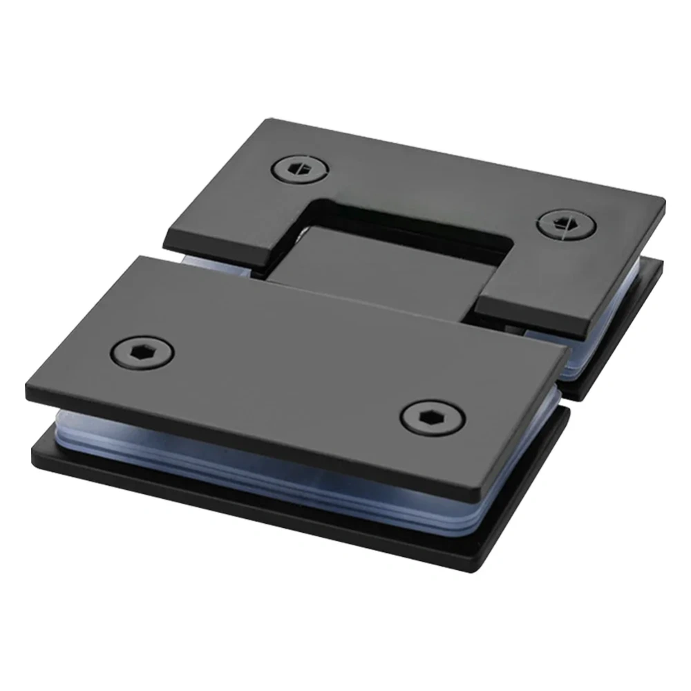 180 Degrees Showcase Clip 304 Stainless Steel Heavy Duty Glass Bracket Clamp Shower Door Hinge Furniture Hinge Replacement Parts