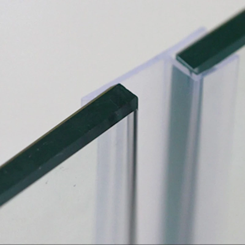 6 8 10 12mm Glass Seals Frameless Shower Door Window Balcony Screen Sealing Strip Weatherstrip Draft Stopper 1m Big h