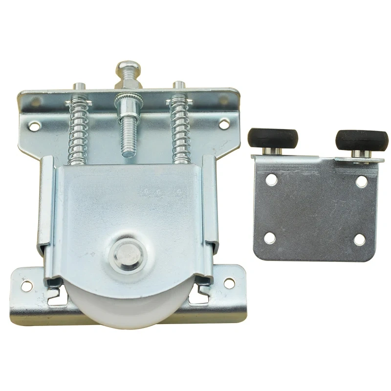 2 Set Sliding Door Pulleys Sliding Door In Kitchen/Toilet Heavy Duty Door Bearing Wheel Furniture Caster Wardrobe Door Rollers