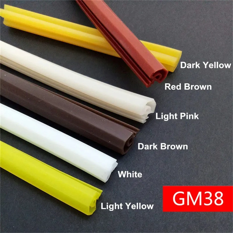 1m new generation of silicon rubber sealing strips crash soundproof door thong strip door/window sealed slot type square premium