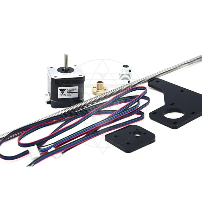 TEVO Dual Z Axis Upgrade Kit Nema 42 step motor & T8*2 lead screw 375 mm with brass nut for Tarantula 3D printer part
