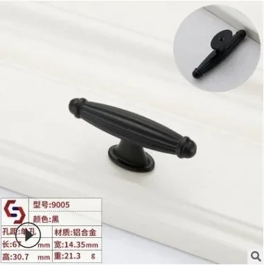 cabinet door knobs Durable Aluminum Alloy Single Hole Door Handle Furniture Drawer knobs Kitchen Cupboard Cabinet Drawer Pull