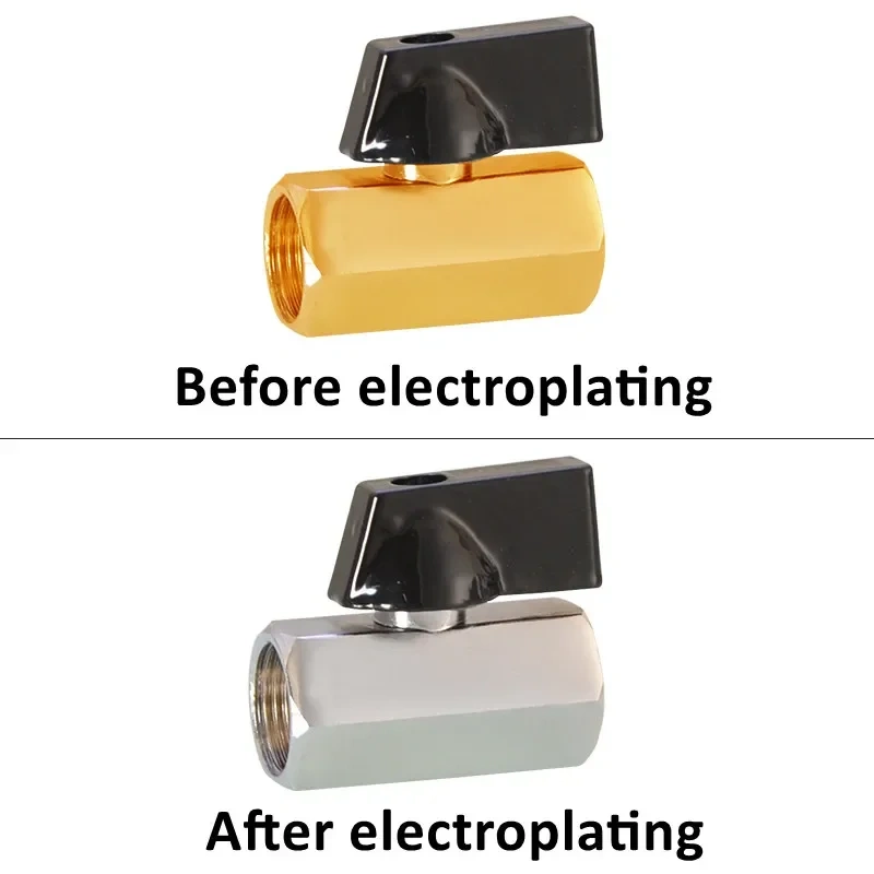 1/8" 1/4" 3/8" 1/2" Brass Ball Valve BSP Threaded Black Mini Valve Male To Female Air Compressor Water Gas Oil Shut Off Valve