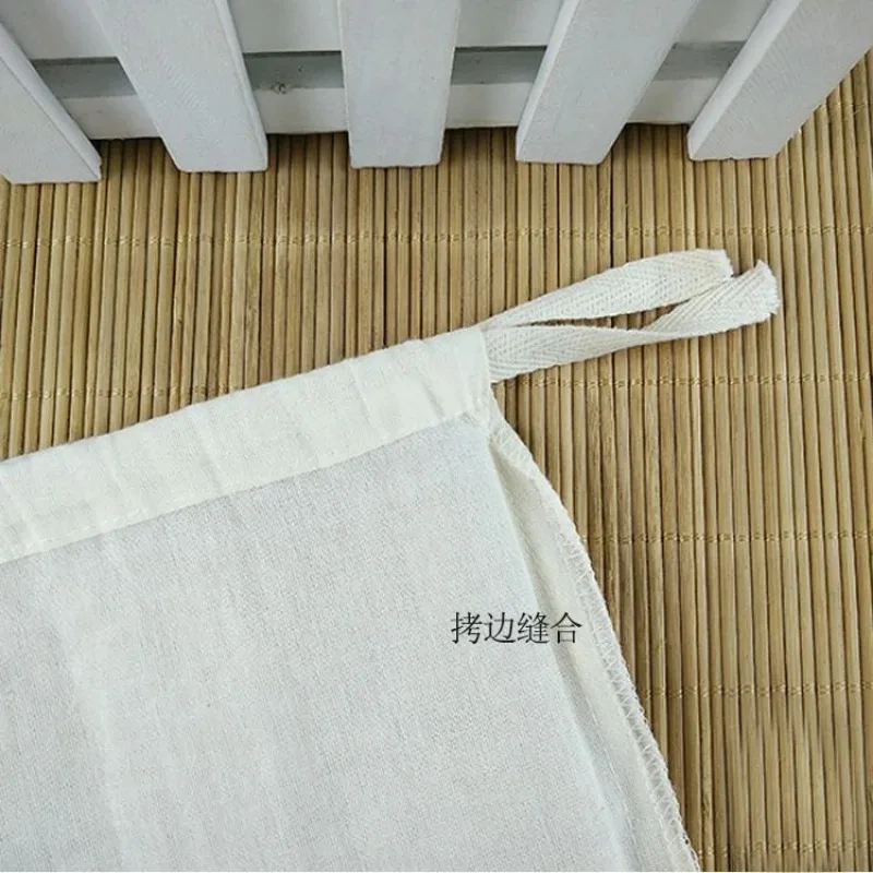 30*40cm  Cotton Straining Bag for Nut Milk, Sprouting, mesh, Juicing,in a Bag Straining for Homebrew wine Hops tea brew stainer