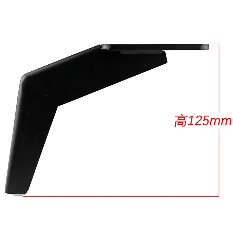 4pcs Bending Metal Furniture Legs Square Cabinet Wood Table Legs for Sofa Feet Foot Bed Riser furniture accessories