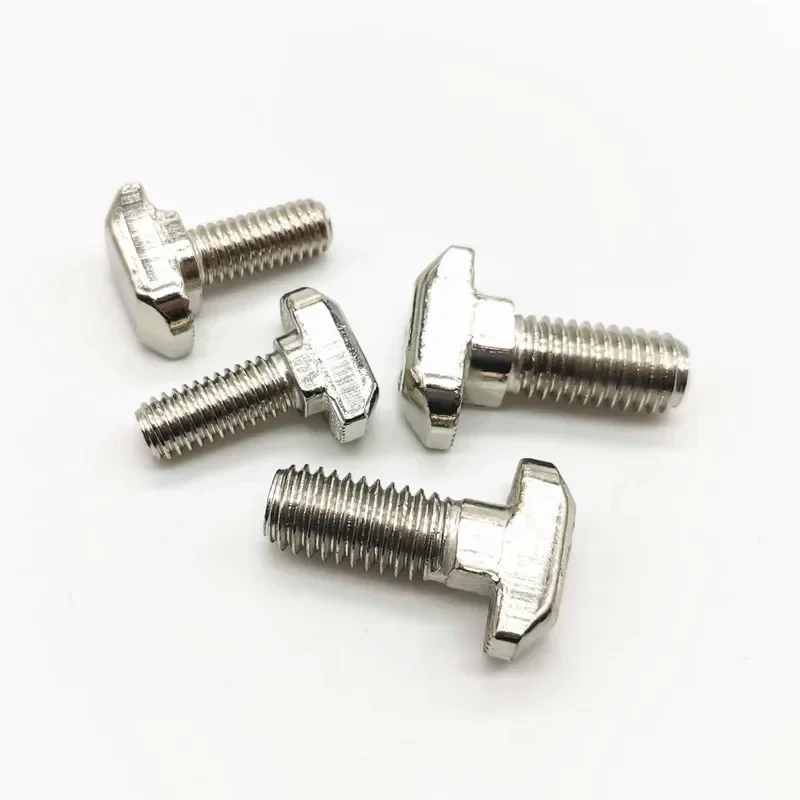 10/5/2pcs M5 M6 M8 T Hammer Head T Bolt Aluminum Connector T head bolts Screws for 20/30/40/45 Aluminum Profiles