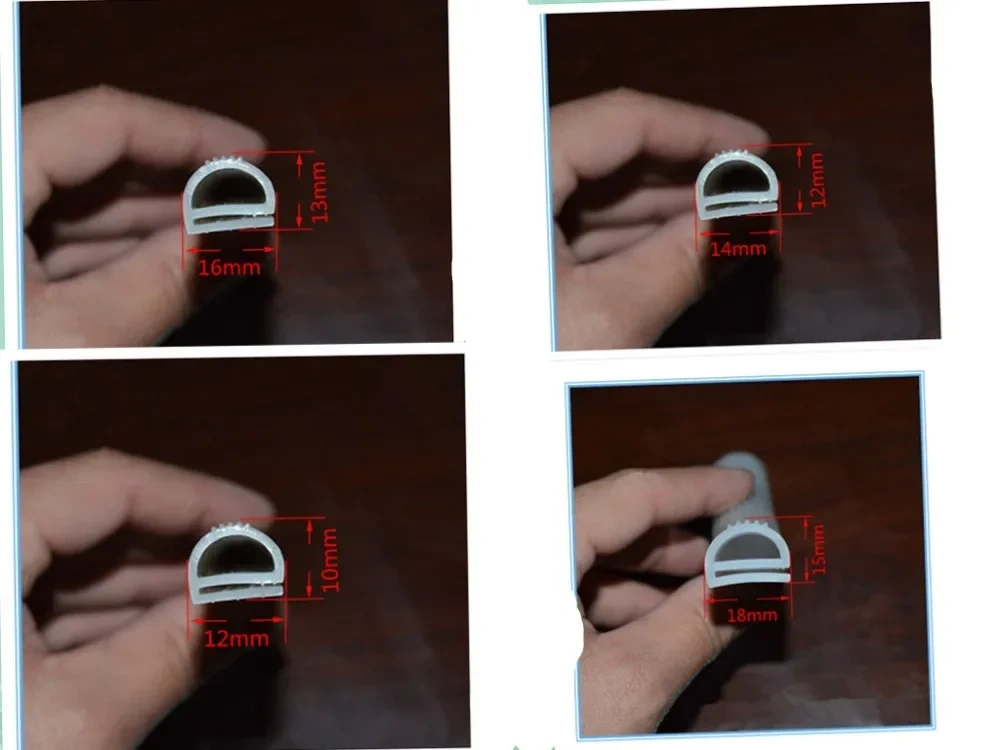 2meters e Silicone Sealing Strip Oven Cold Store Seals Anti-aging Heat-resistant High temperature silicone rubber oven