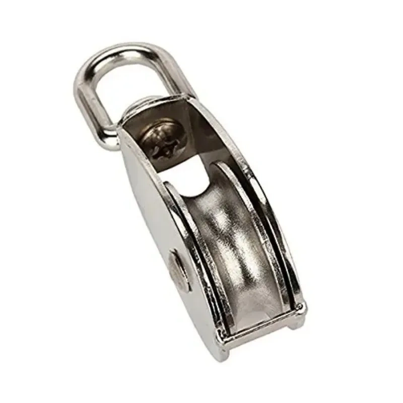 M50 Stainless Steel Single Wheel Swivel Pulley Block 400kg Wire Pulley  Swivel Lifting Rope Pulley Block For Wire Rope Durable