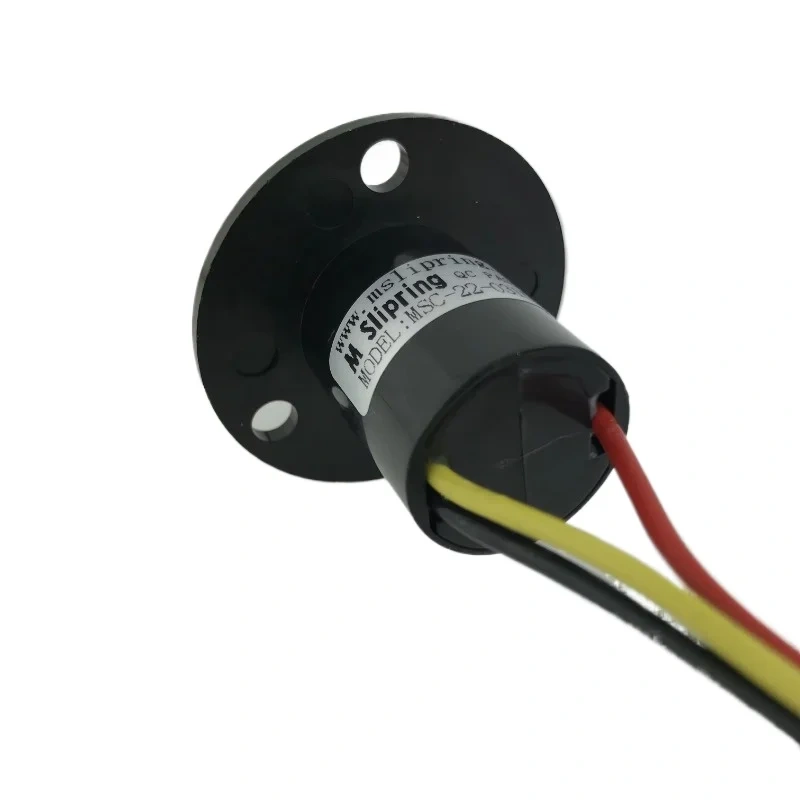 Diameter 22mm 15A 2/3/4 ChannelsRotate Dining Table Slip Ring Electric Collector Rings Slip Ring Rotary Joint