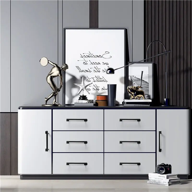 Zinc Alloy Modern Gold Black Chrome Kitchen Handle Fashion Gold Kitchen Handles Cabinet Drawer Dresser Knobs Door Hardware