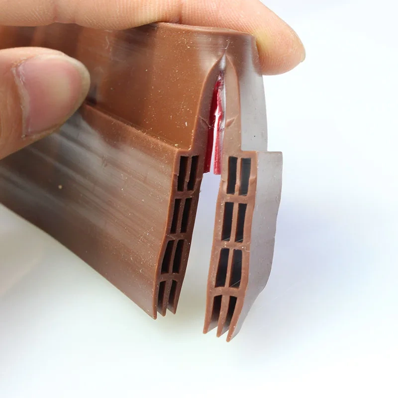 Under Door Draft Stopper Weather sealing Strip Energy Saving Wind Blocker Door Thong Strips Sealed Slot  for Security Doors Wind