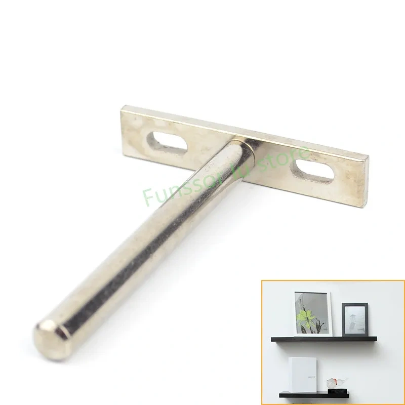 Hidden layer board care Invisible shelf bracket Slotted Folding Shelf Support Bracket T Shape Shelf Bracket Cold Rolled Brackets