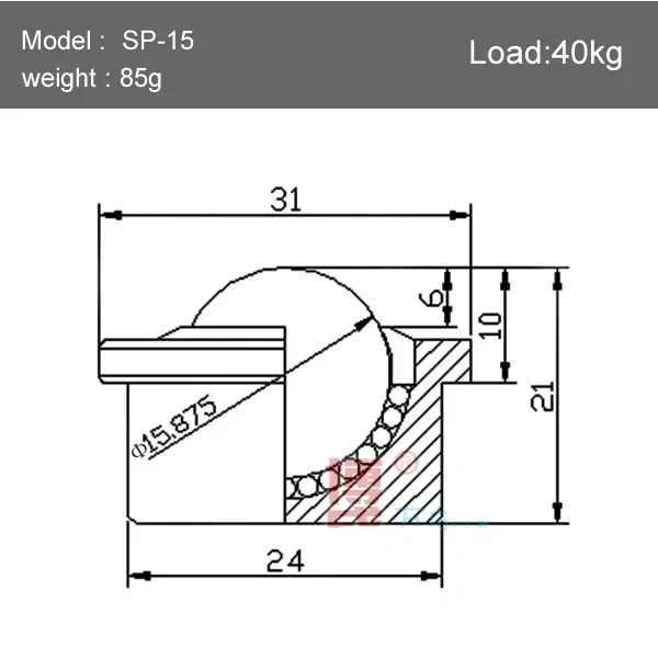 1pcs Precision nylon ball /casters, Mute,Universal wheel,SP-8 SP12 SP15 SP22 SP25 SP-30,flexible durable,hardware