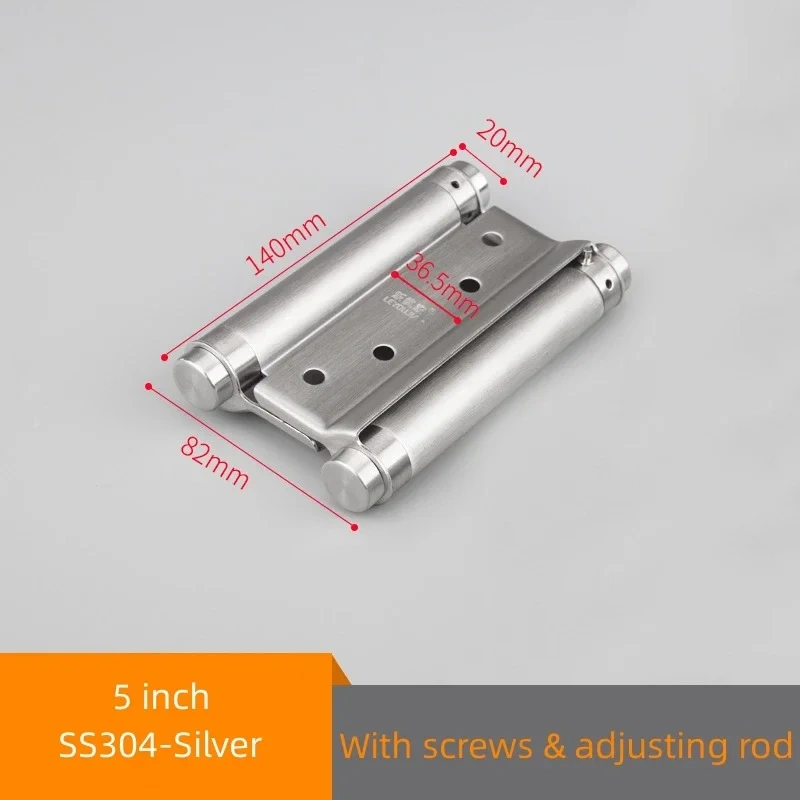 3" 4" 5" Stainless Steel Saloon Door Hinge Double Acting Spring Hinge Swing Door Bar Room Door Fence