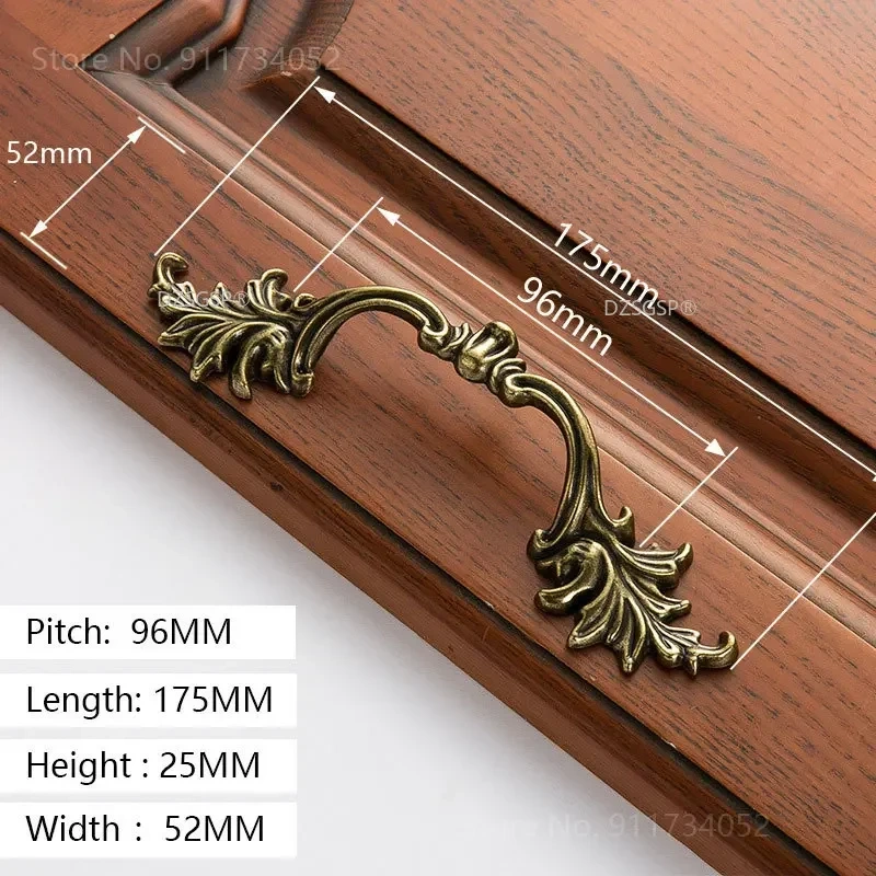 "Kitchen Cupboard Pull Square Cabinet Drawer Knobs Zinc Alloy Dresser Door Hardwares Antique Bronze   Bathroom Handles"