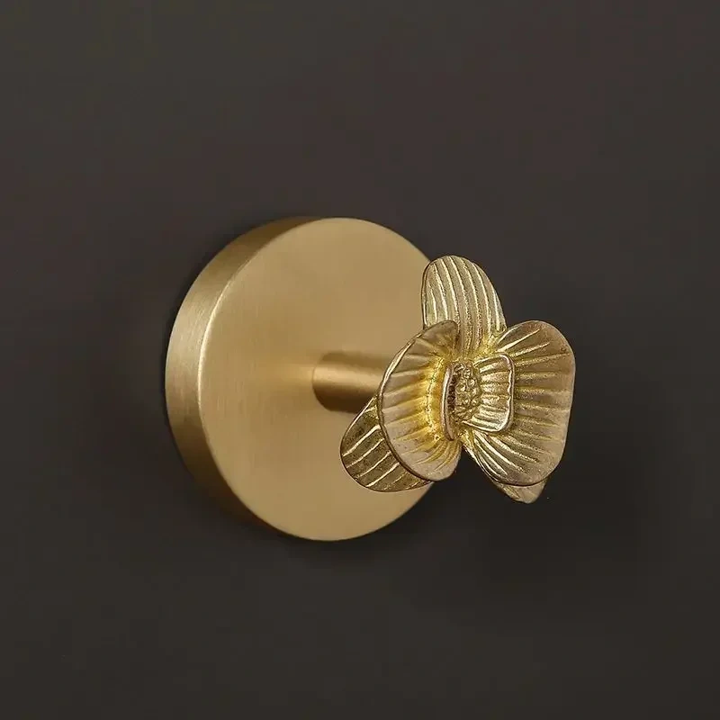 Nordic Retro Brass Muti 3D Animal Design Coat Hook for Porch Bathroom Accessories Wall Hanging Coat Hook Wall Decoration